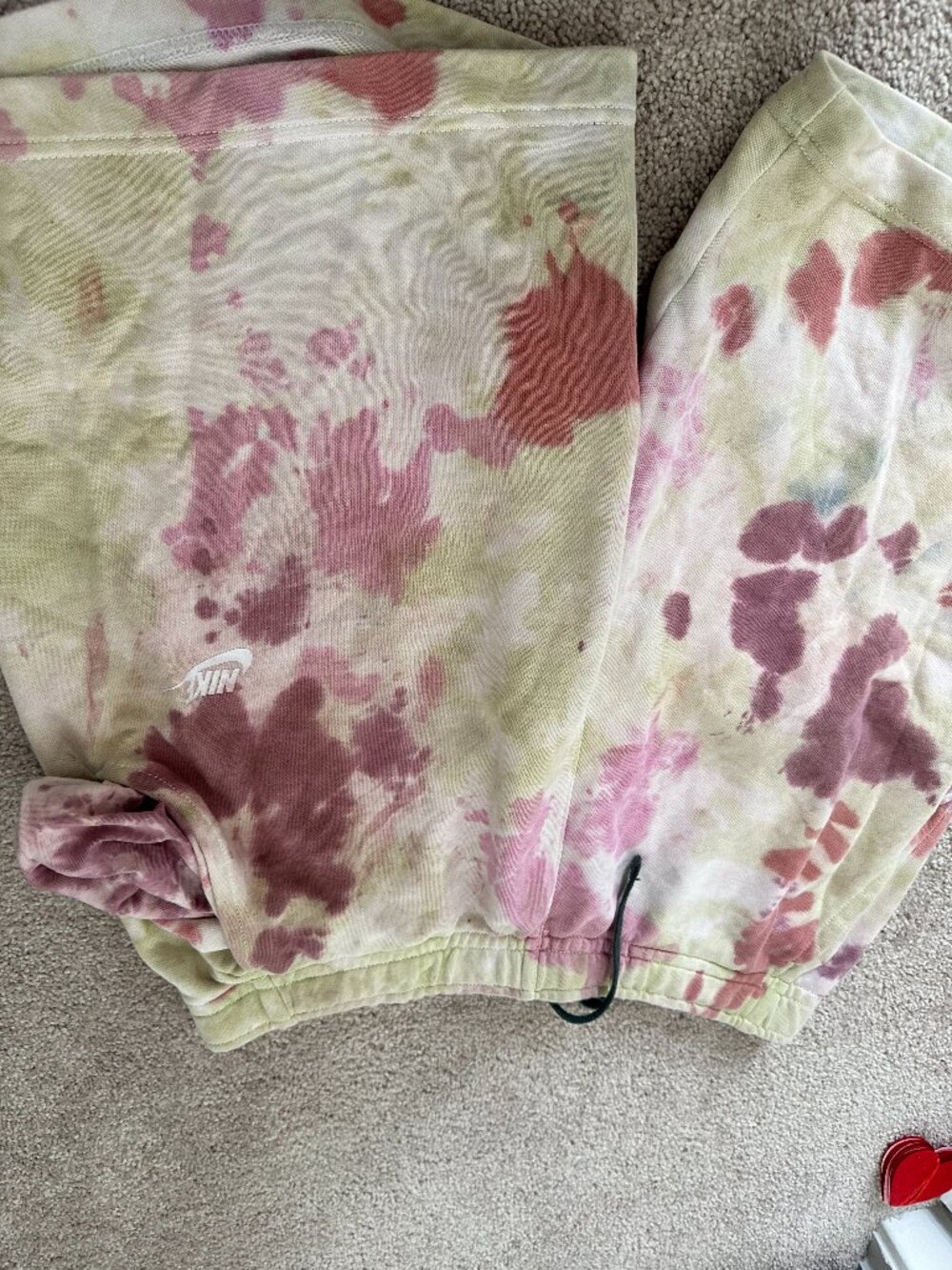 Nike NSW Tie Dye French Terry 10 inch Sweat Shorts CZ7854-638 - Size XL - NWT